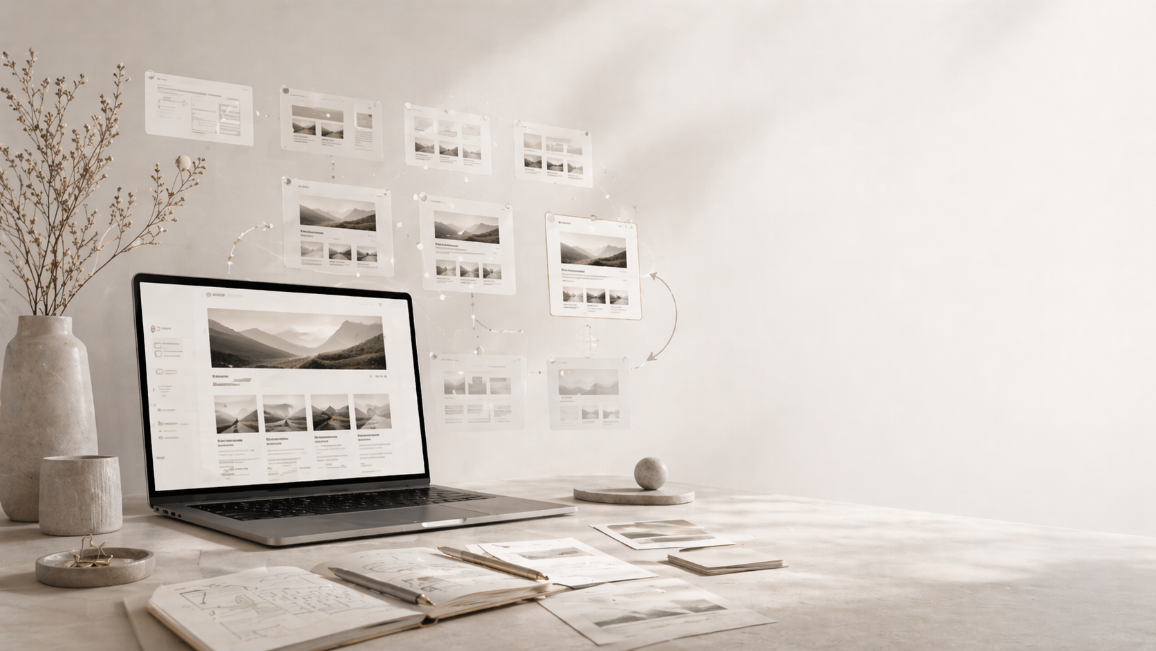 AIと格闘したブログデザイン——クワイエットラグジュアリーを目指して2日間やり直した記録